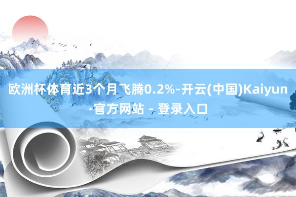 欧洲杯体育近3个月飞腾0.2%-开云(中国)Kaiyun·官方网站 - 登录入口