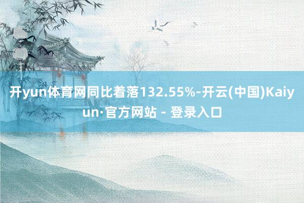 开yun体育网同比着落132.55%-开云(中国)Kaiyun·官方网站 - 登录入口