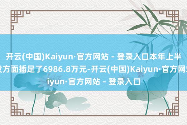开云(中国)Kaiyun·官方网站 - 登录入口本年上半年公司在研发方面插足了6986.8万元-开云(中国)Kaiyun·官方网站 - 登录入口
