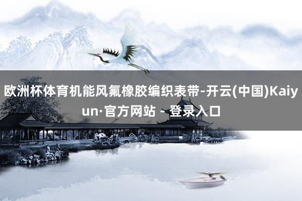 欧洲杯体育机能风氟橡胶编织表带-开云(中国)Kaiyun·官方网站 - 登录入口